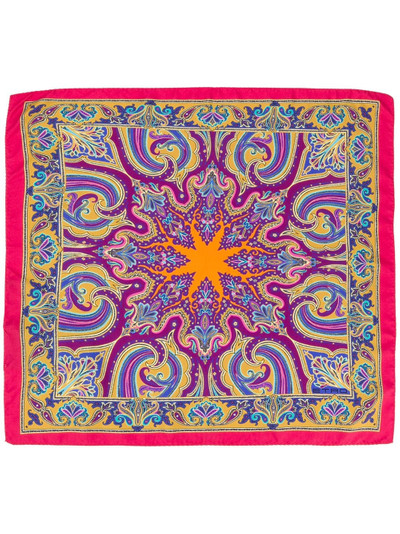 Etro printed pocket square outlook