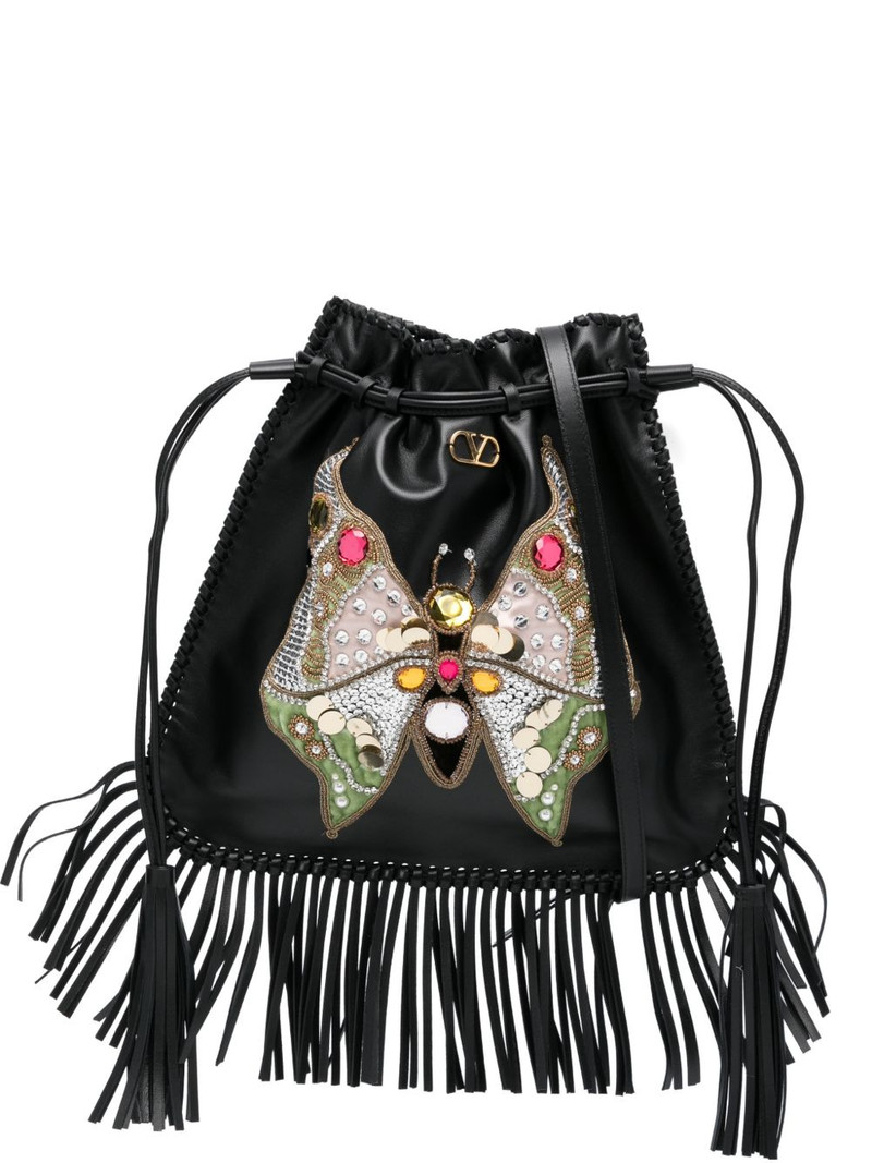 fringed shoulder bag 1