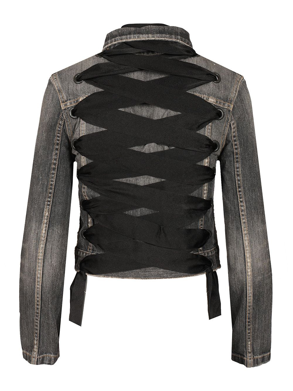 Lace-Up Jacket Jackets Grey - 2