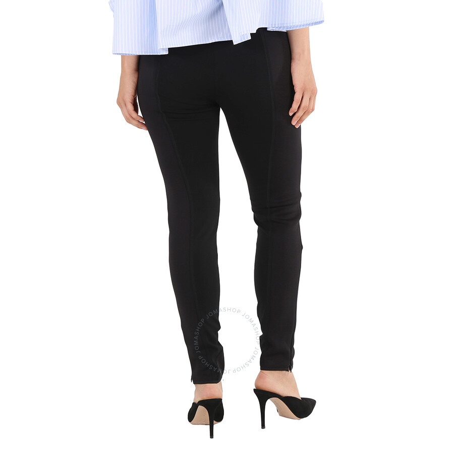 Burberry Ladies Black Stretch Crepe Jersey Neoprene Jodhpurs - 6