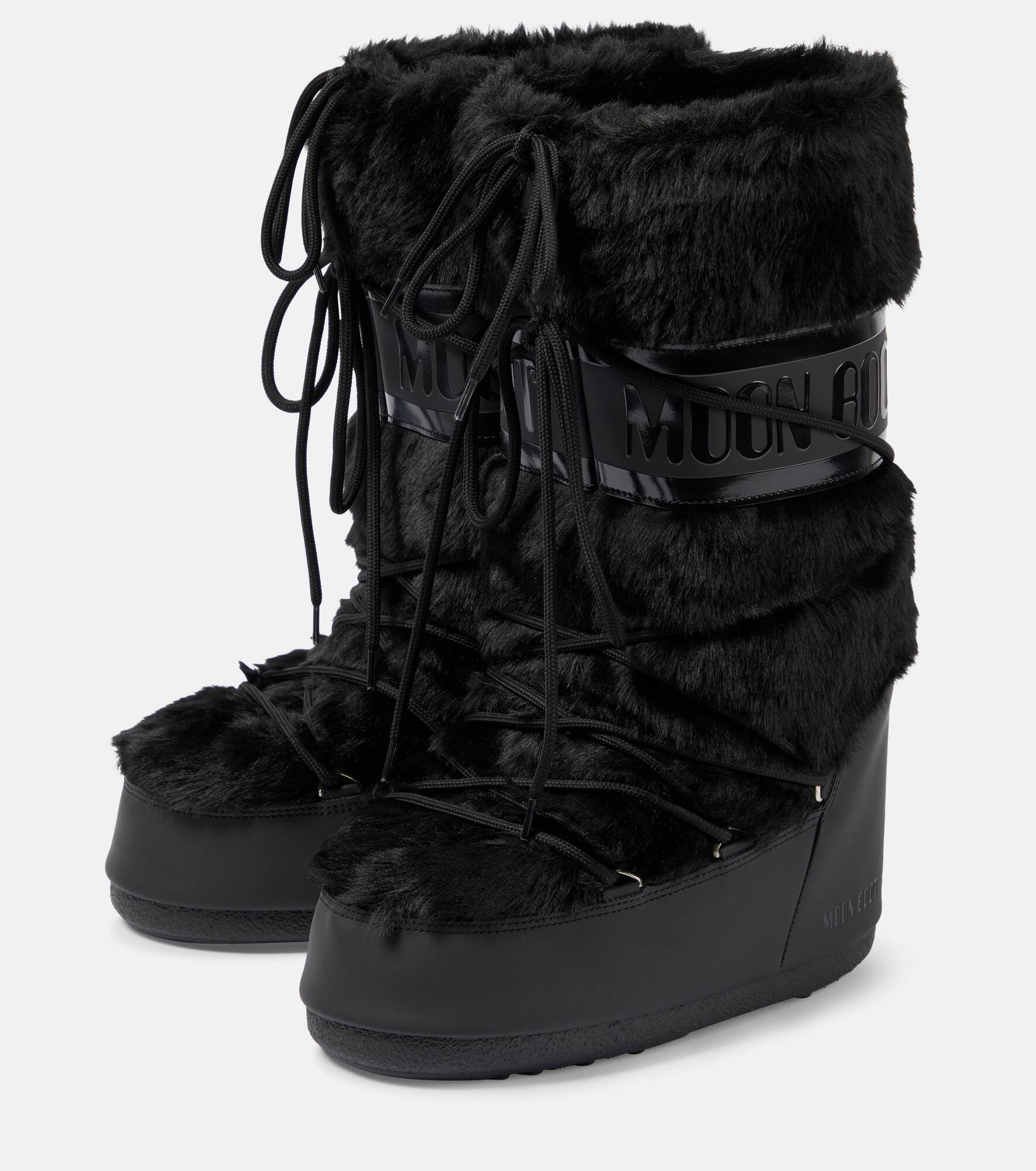 Icon faux fur-trimmed snow boots - 5