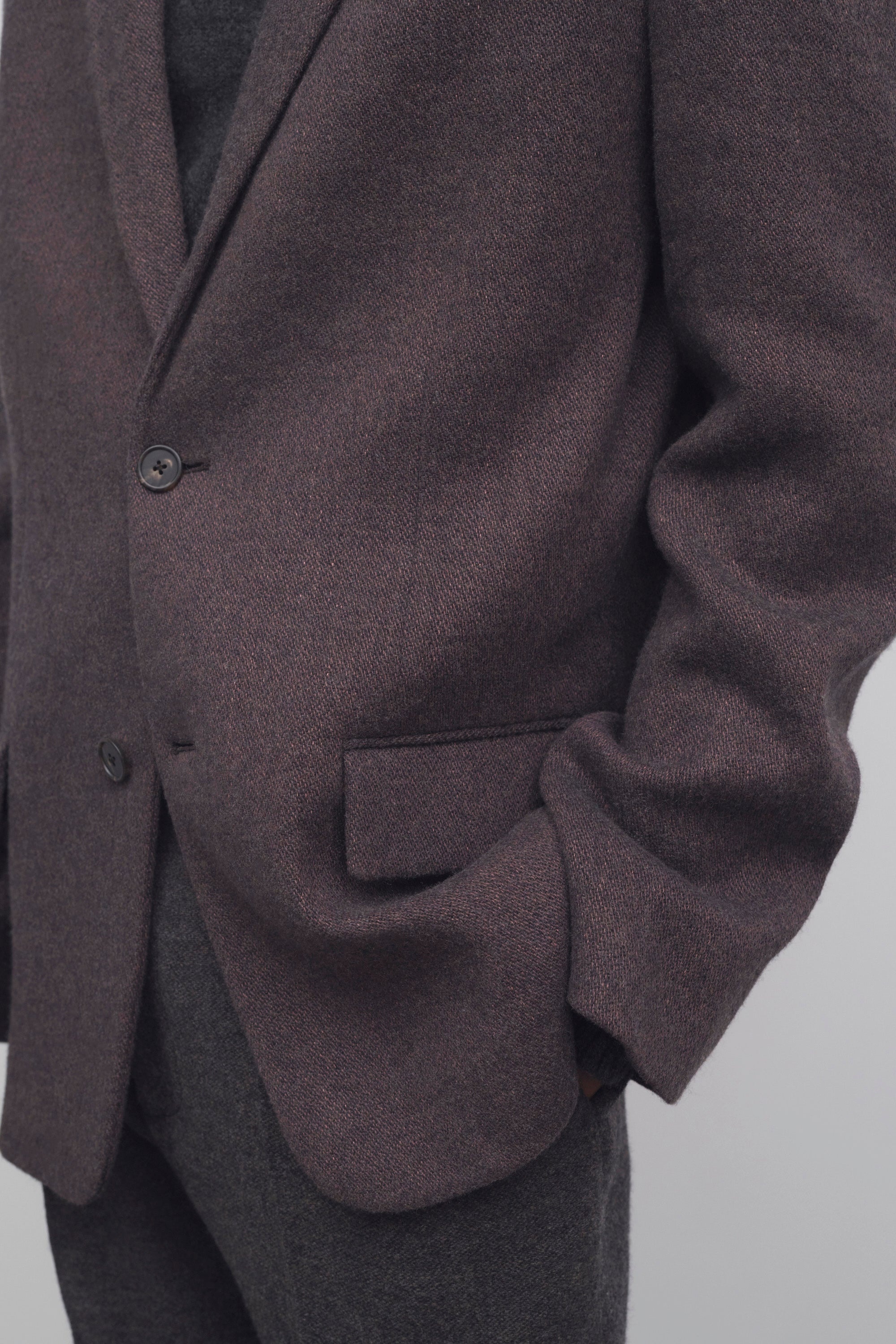 Eligio Jacket in Linen and Wool - 6