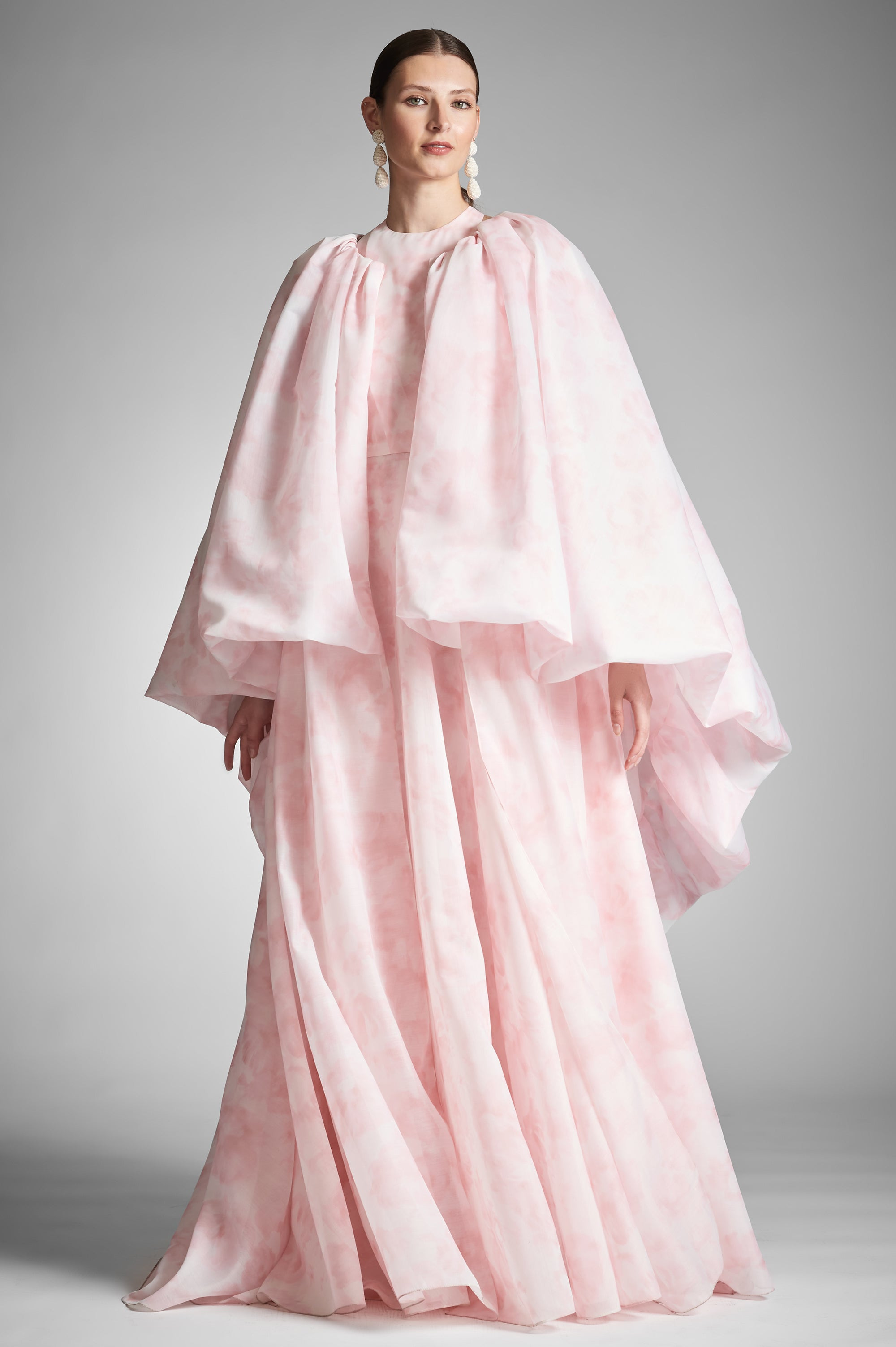 Aura Coat - Pale Pink Floral - 2