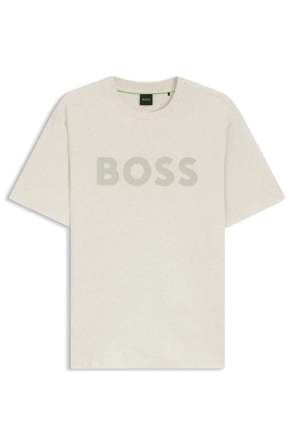 COTTON T-SHIRT WITH TONAL LOGO - 1