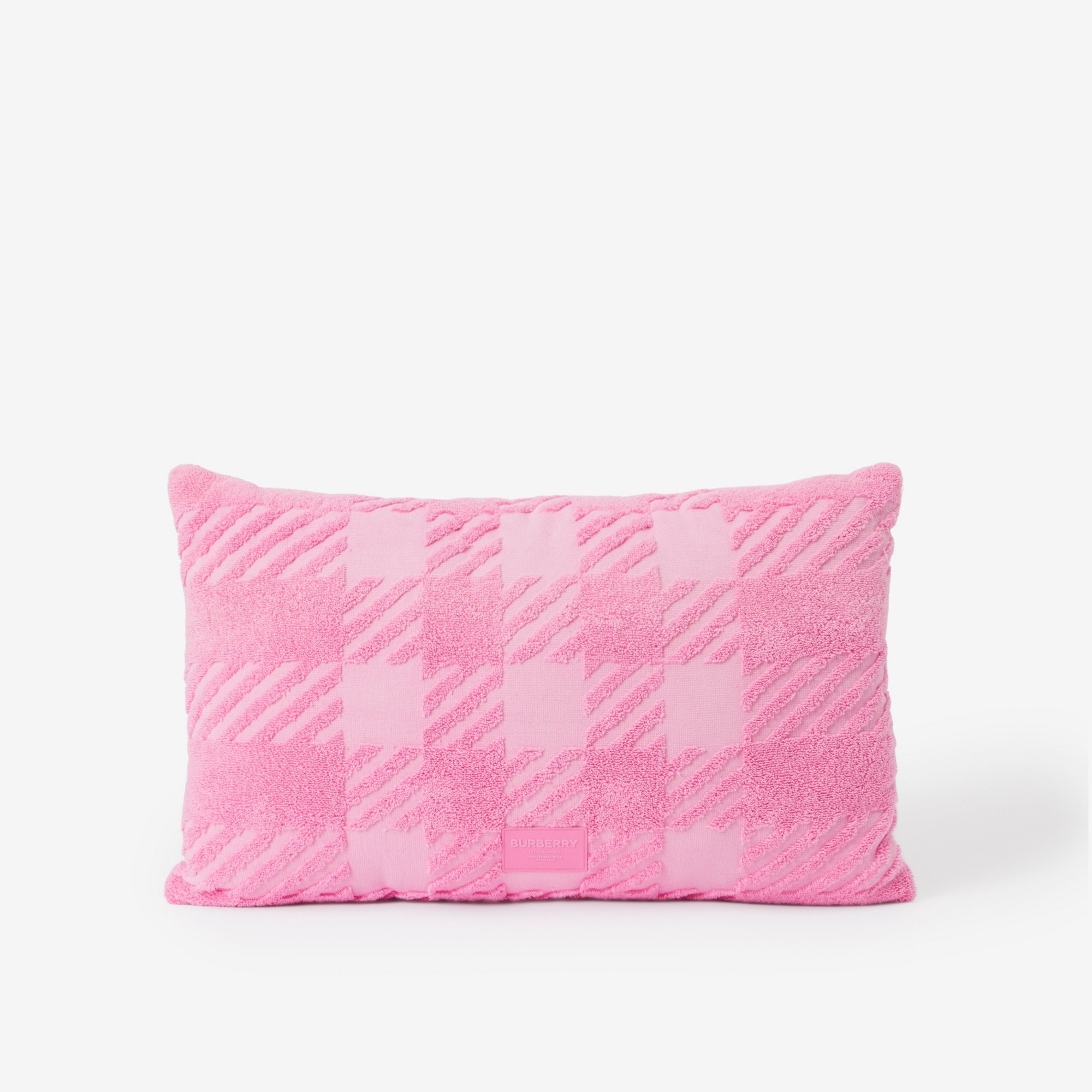 Check Cotton Jacquard Cushion - 1