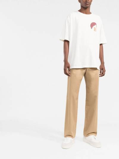 Rhude graphic-print logo T-shirt outlook