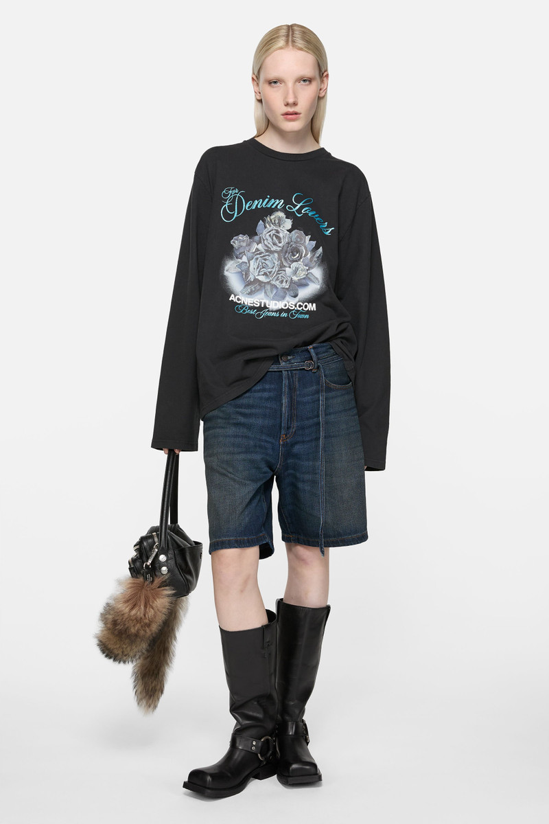 Acne Studios Logo t-shirt - Black outlook