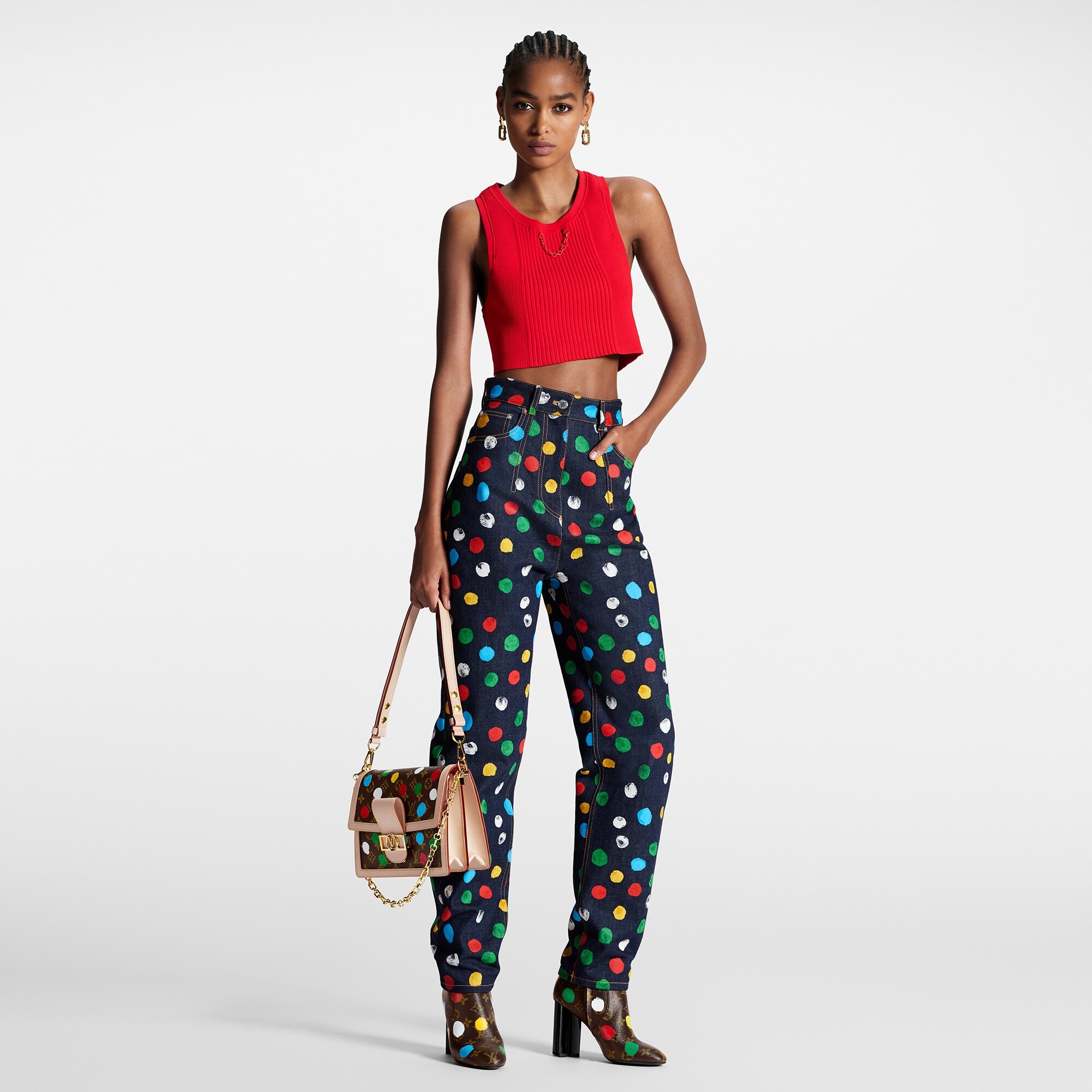 LV x YK Painted Dots Jeans - 2