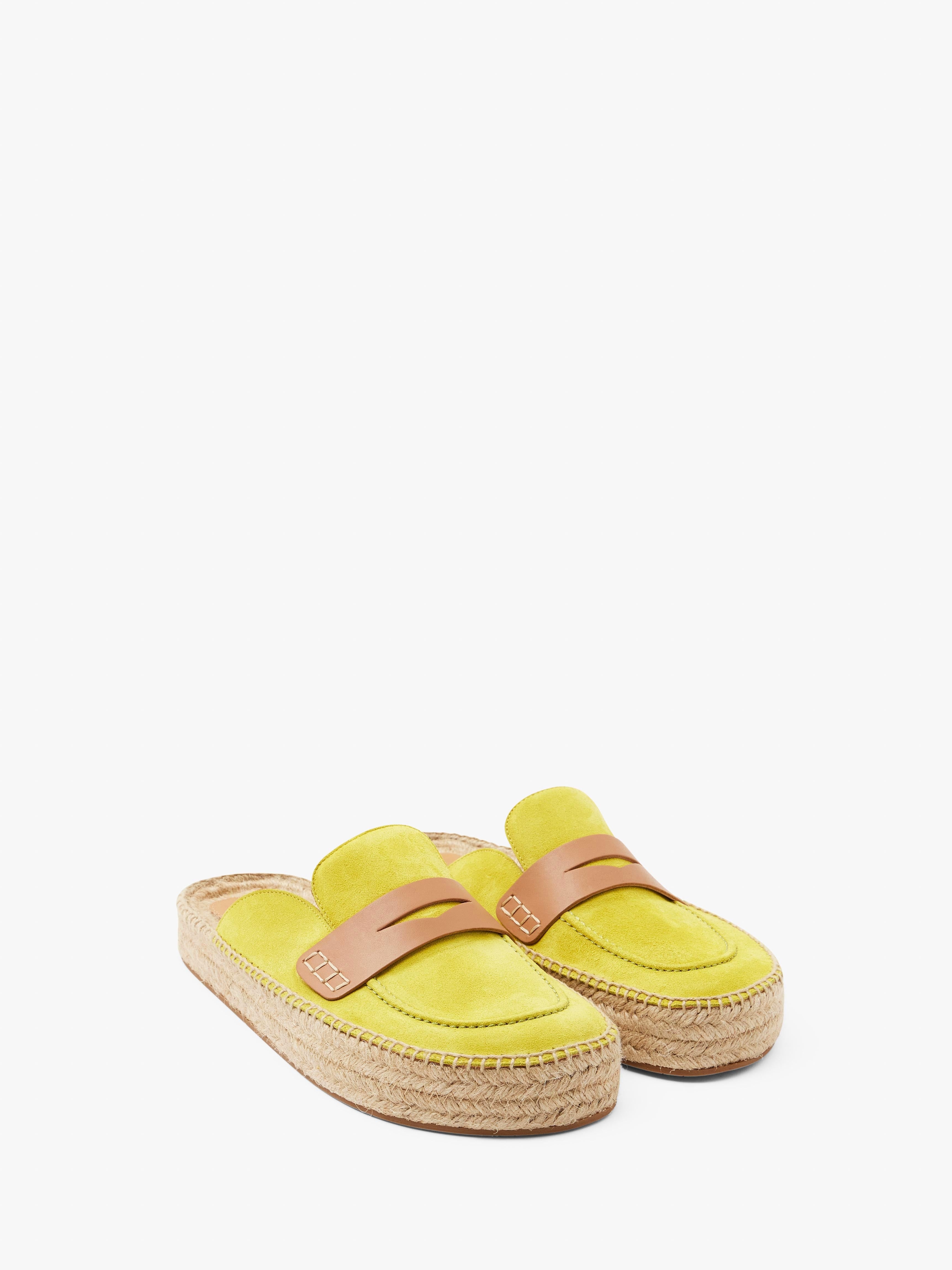 SUEDE ESPADRILLE LOAFER MULES - 2