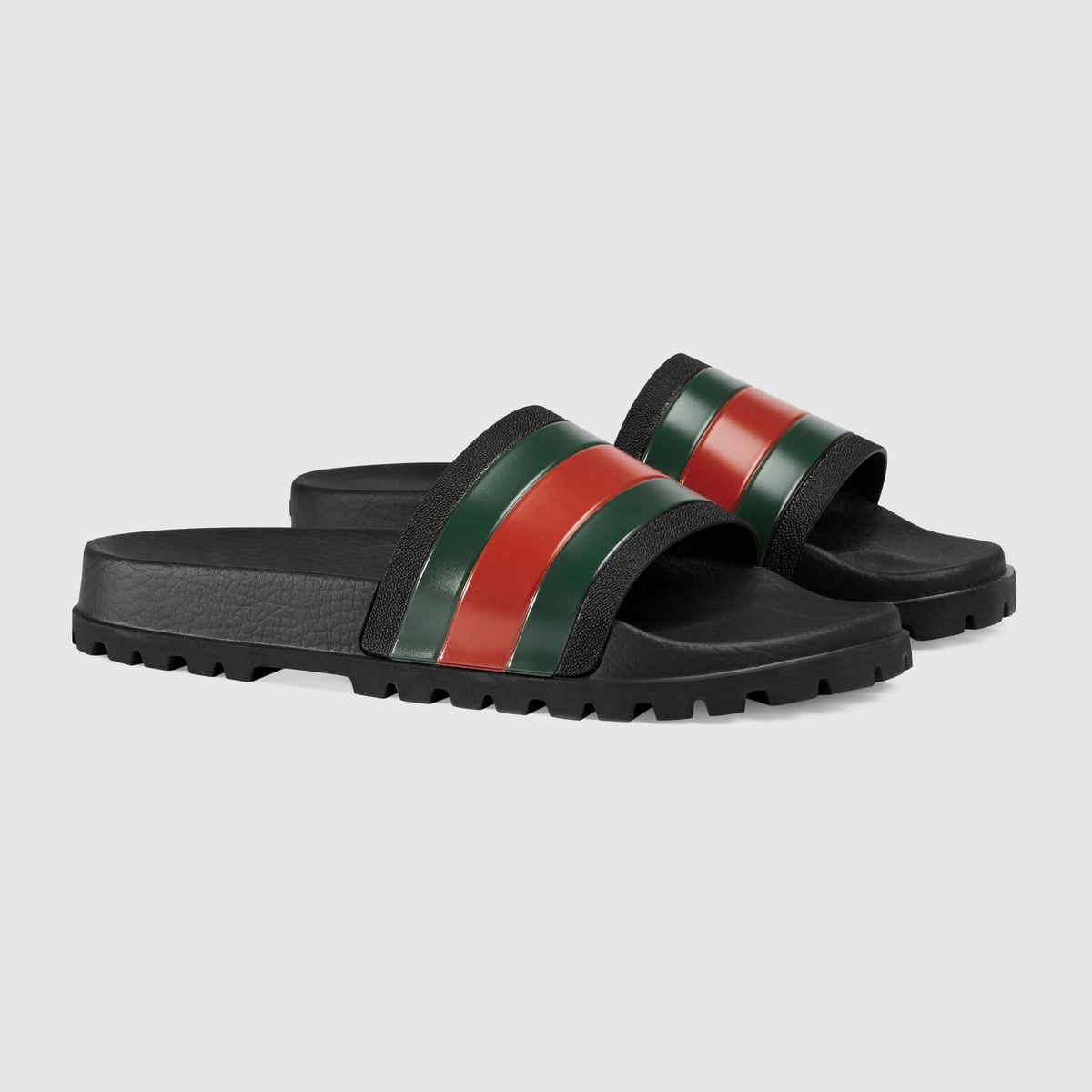 Men's Web rubber slide sandal - 2