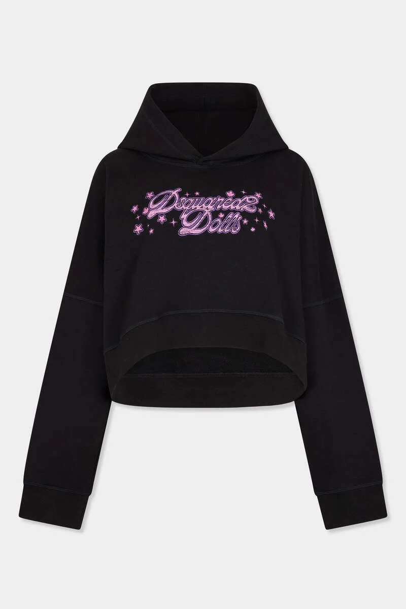 DSQUARED2 DOLLS CROPPED ONION FIT HOODIE - 1