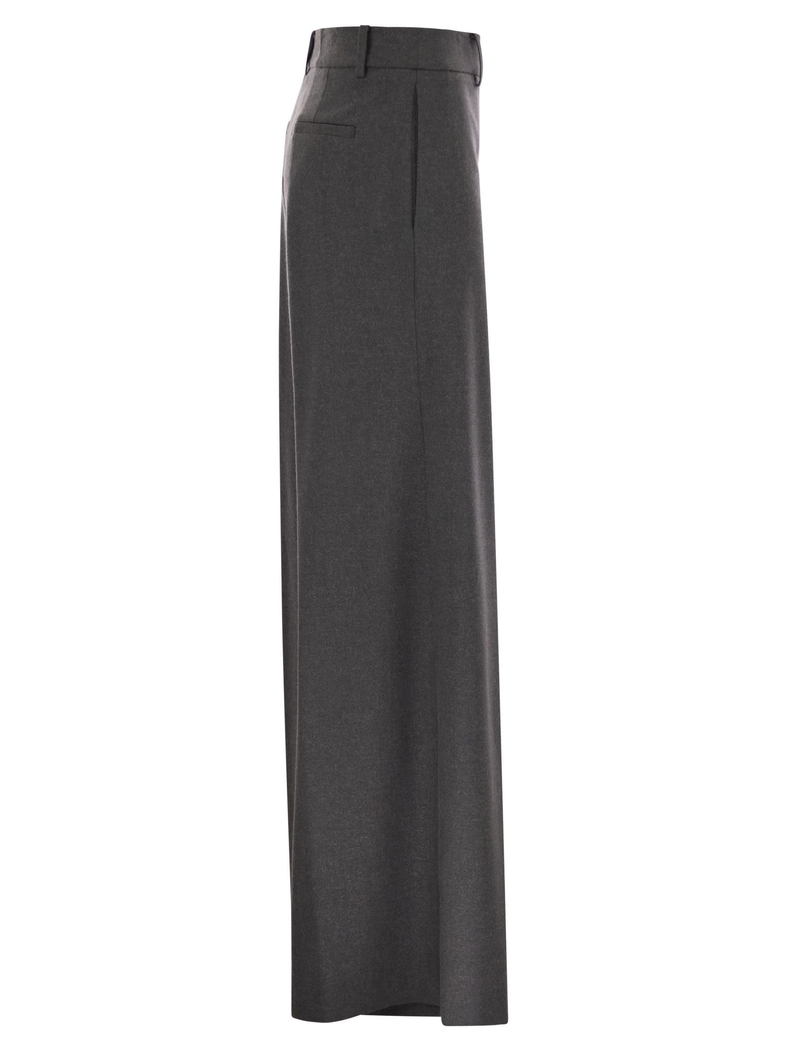 Herno Women Resort Trousers In Melange Fabric - 3