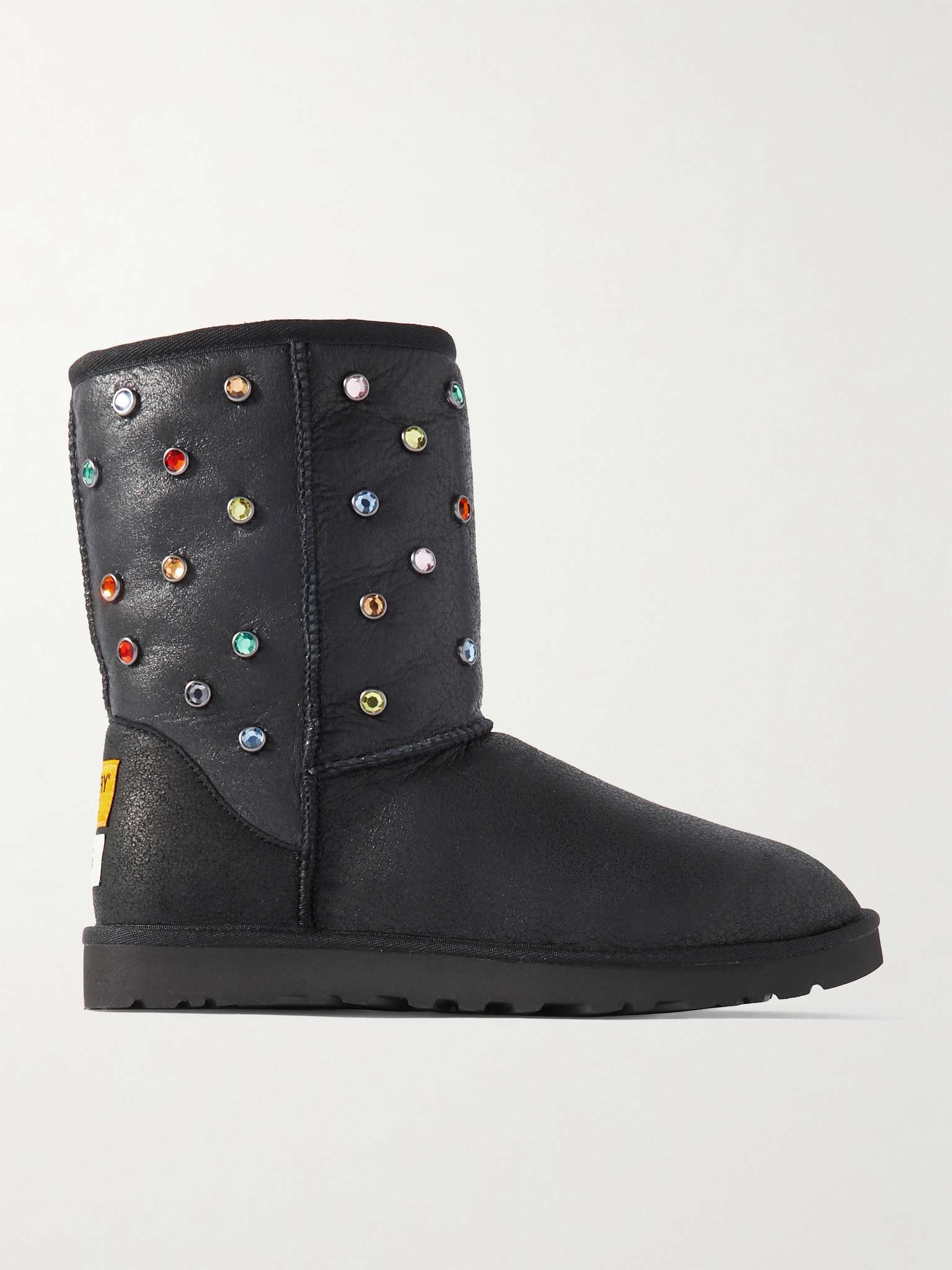 + Gallery Dept. Classic Short Regenerate Shearling-Lined Embellished Leather Boots - 1