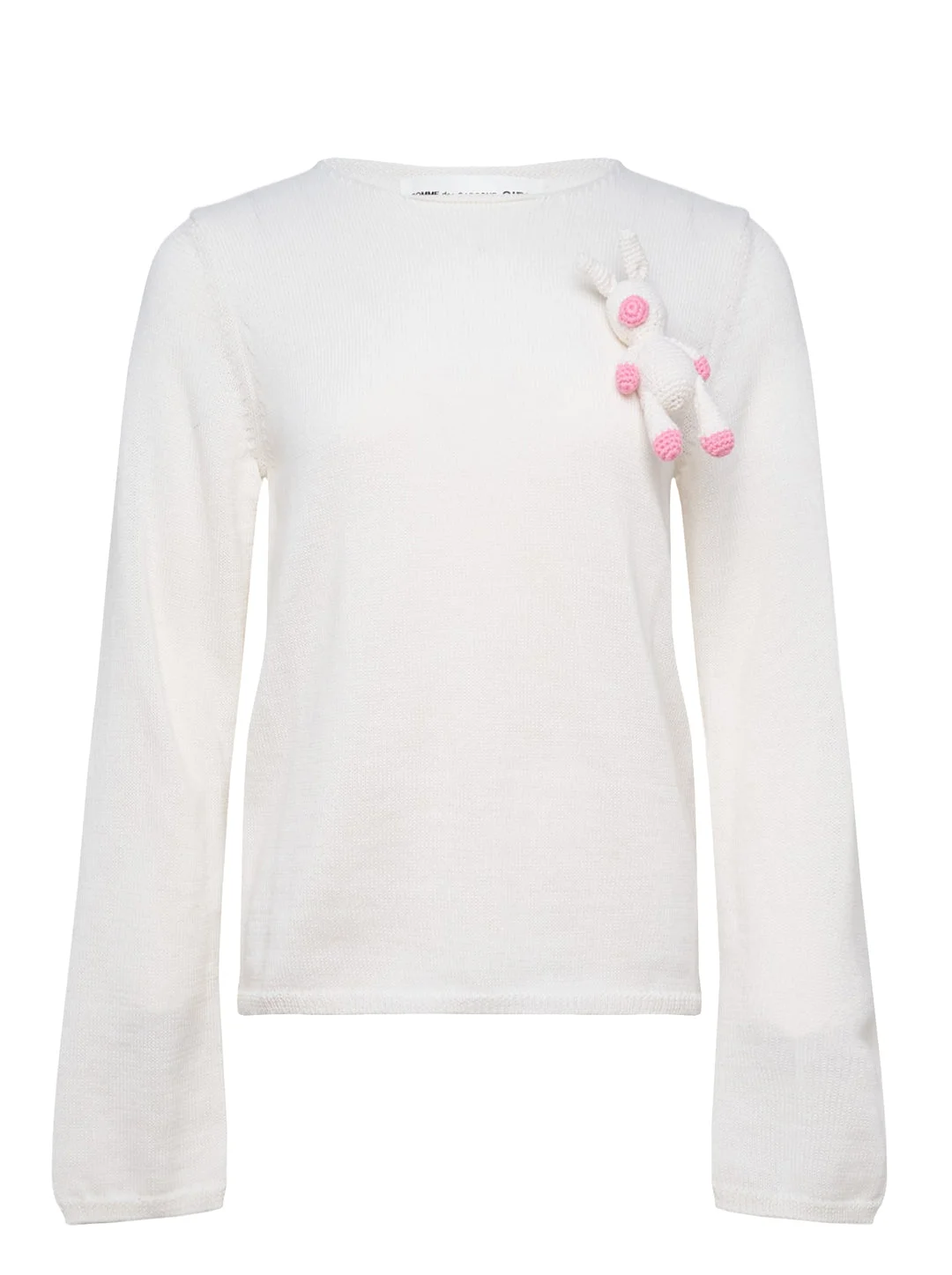 Long Sleeve Unicorn Appliqué Knit Top - 1