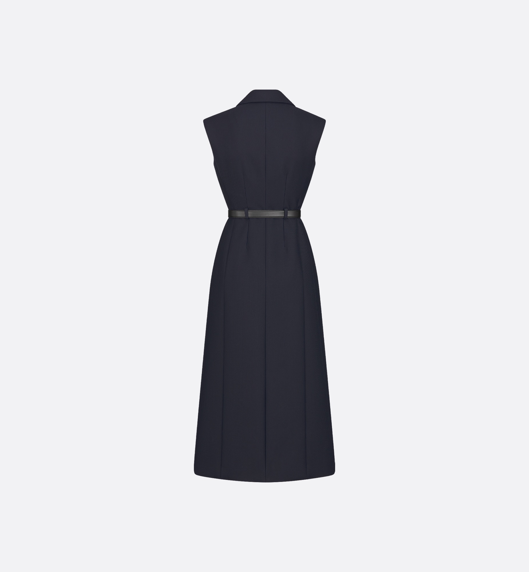 Mid-Length Belted Dress - 2