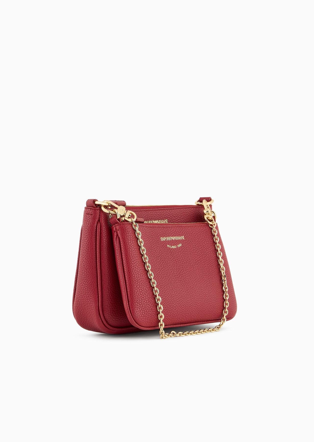Deer-print double mini bag with shoulder strap - 2