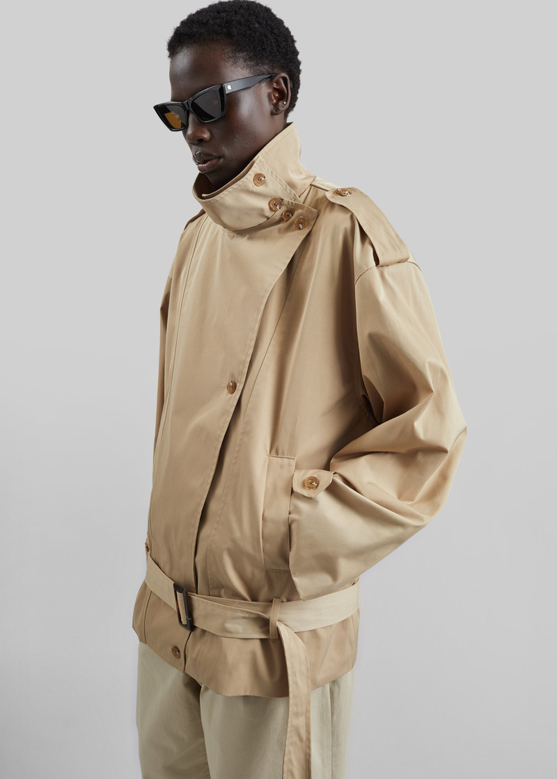 Virar Short Trench - Beige 4