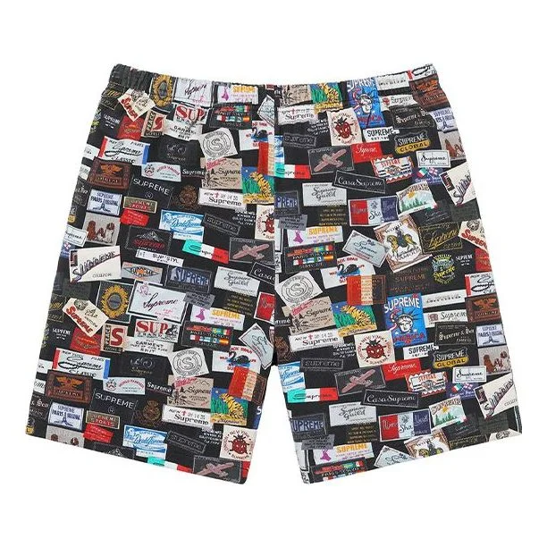 Supreme SS21 Week 14 Labels Pique Short 'Multi-Color' SUP-SS21-753 - 1