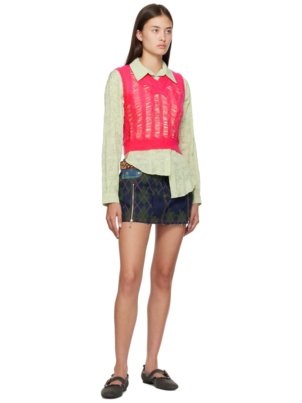 Pink Meadow Vest - 4