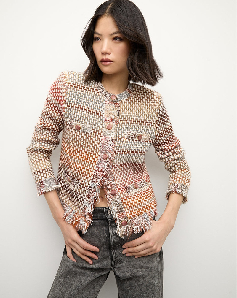 VERONICA BEARD SARIYAH KNIT JACKET outlook