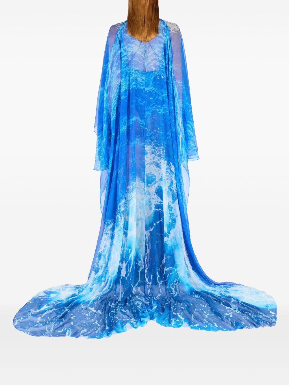 abstract-print maxi dress - 4