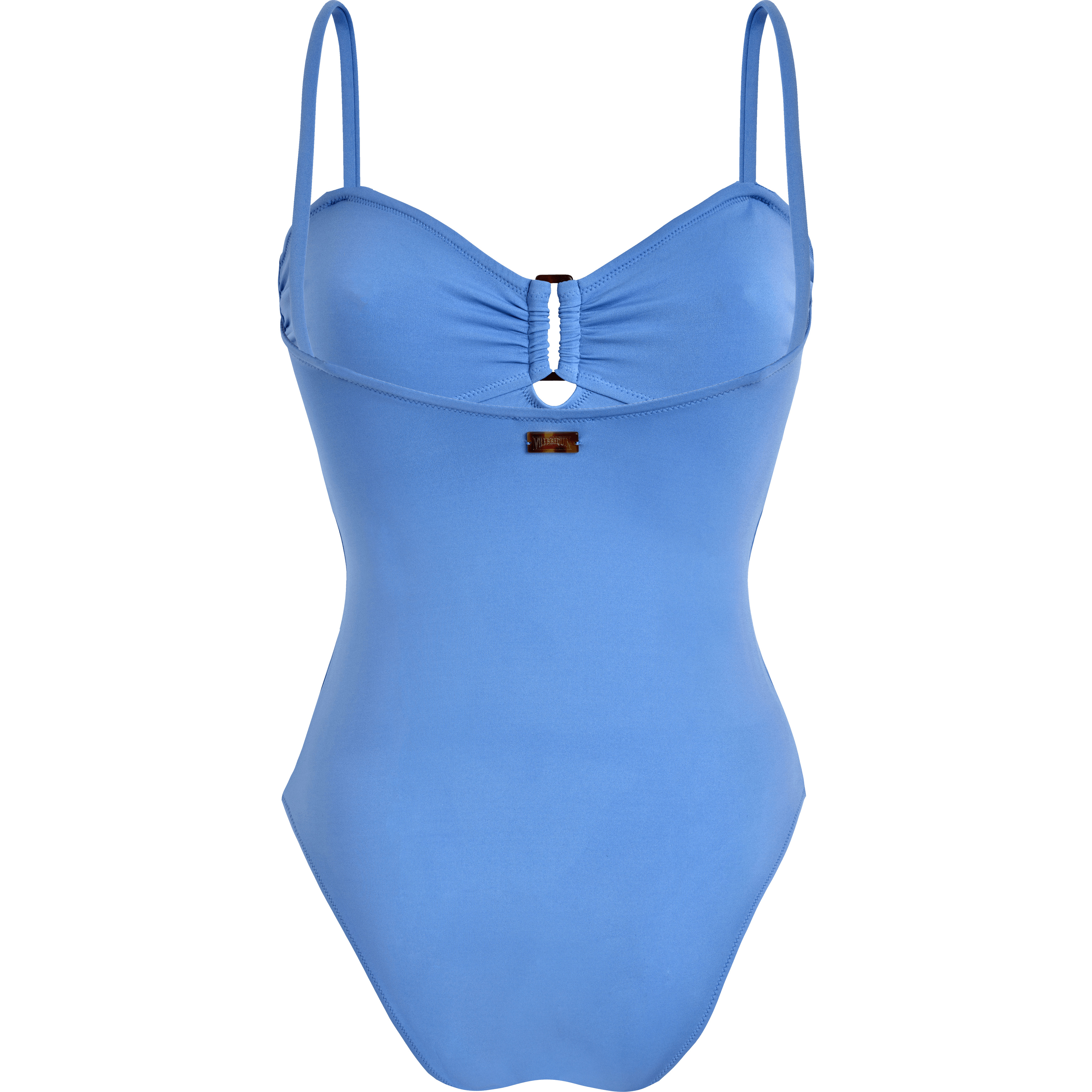 Women One-piece Swimsuit Solid - 2