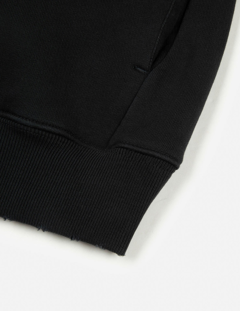 SEAGULL AND LOGO PRINT BOXY HOODIE 14