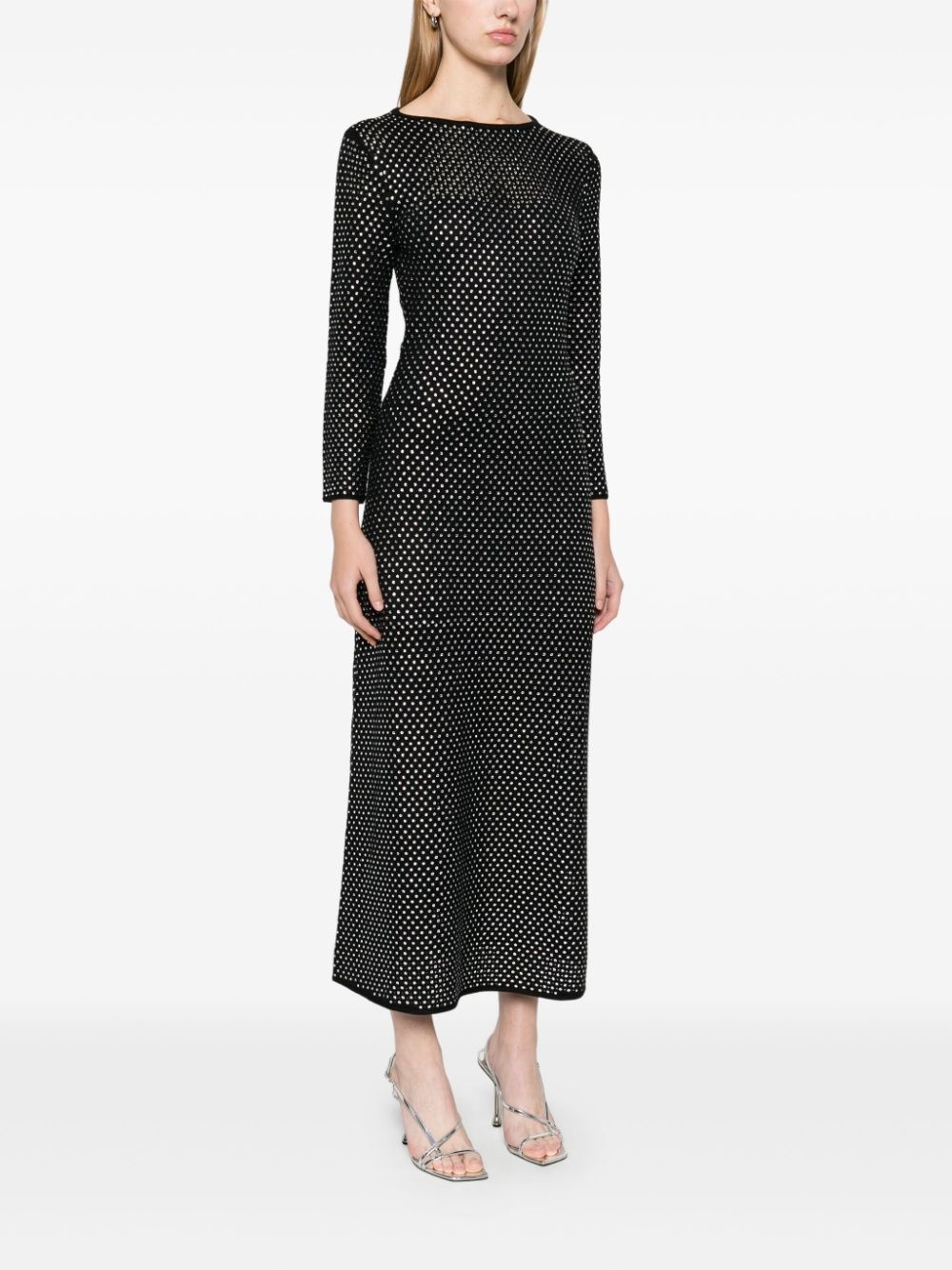 rhinestoned maxi dress - 3