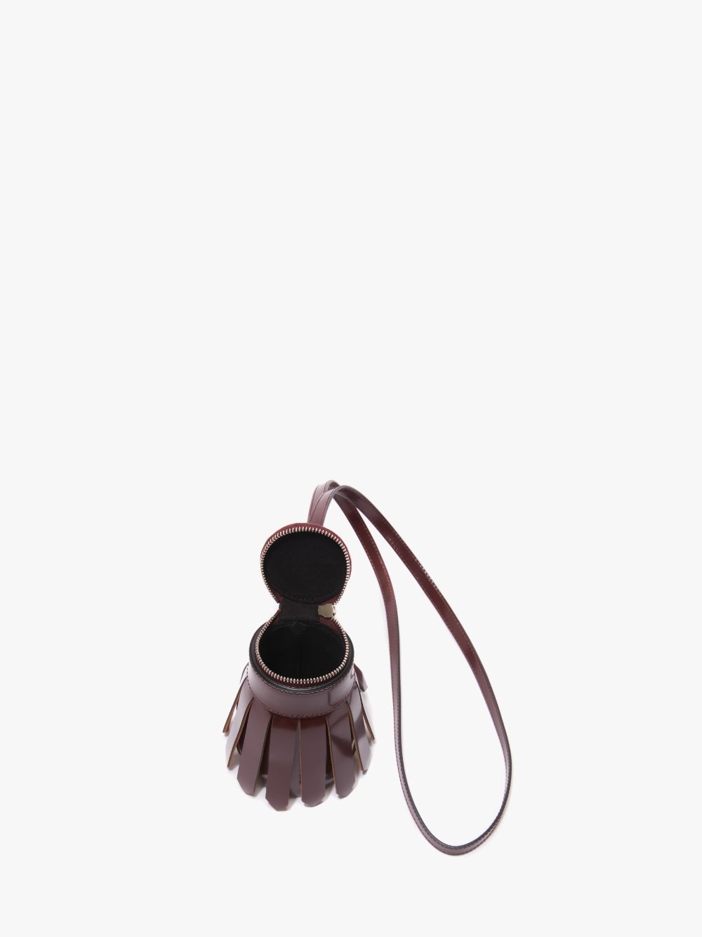 MINI TASSEL BAG - LEATHER CROSSBODY BAG - 3