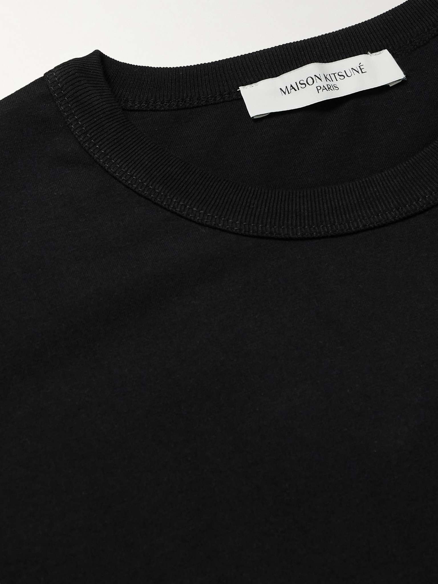 Logo-Appliquéd Cotton-Jersey T-Shirt - 5