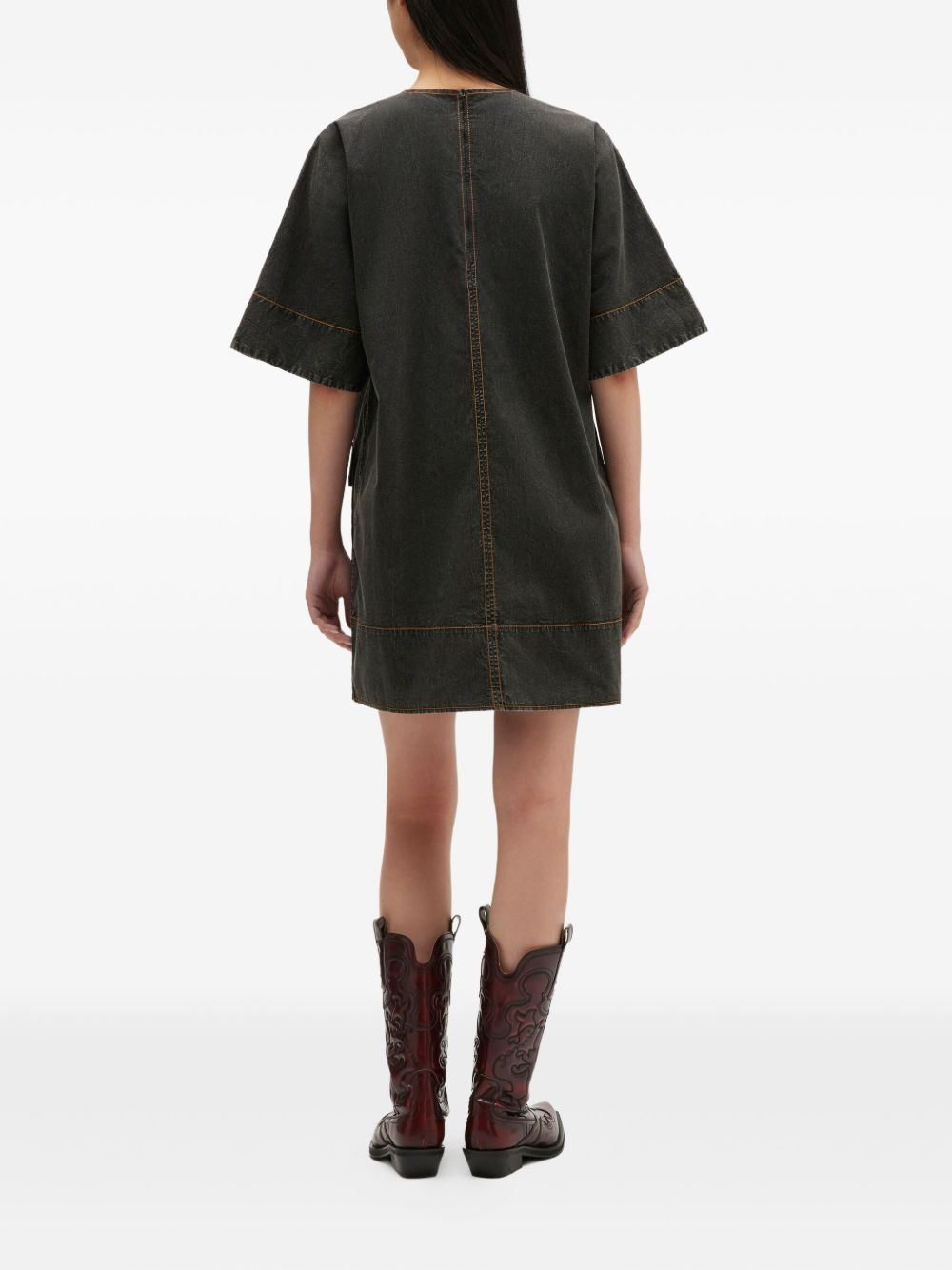 pocket-detail dress - 3