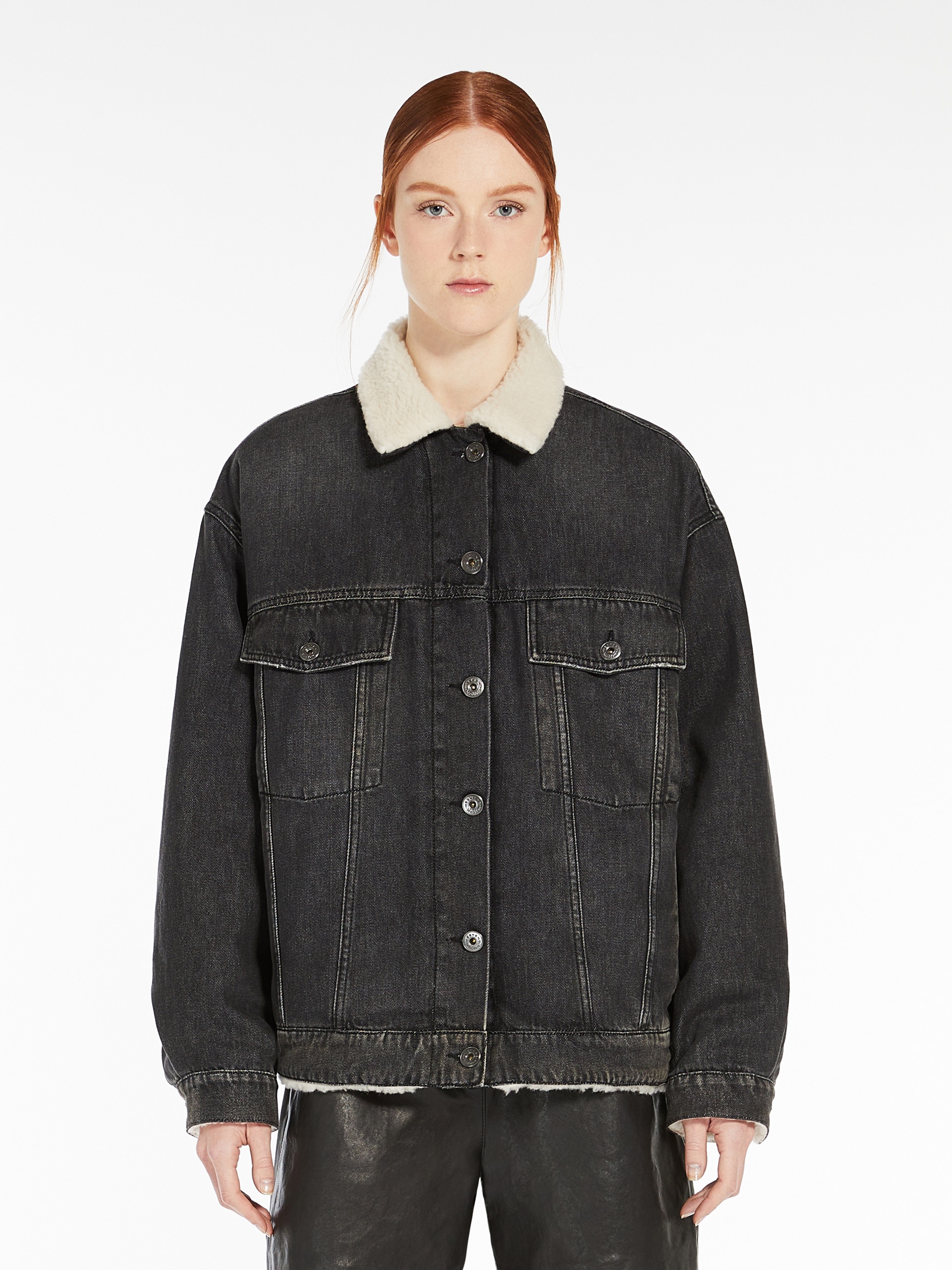 WEEKEND Max Mara LIBANO Oversized denim jacket | REVERSIBLE