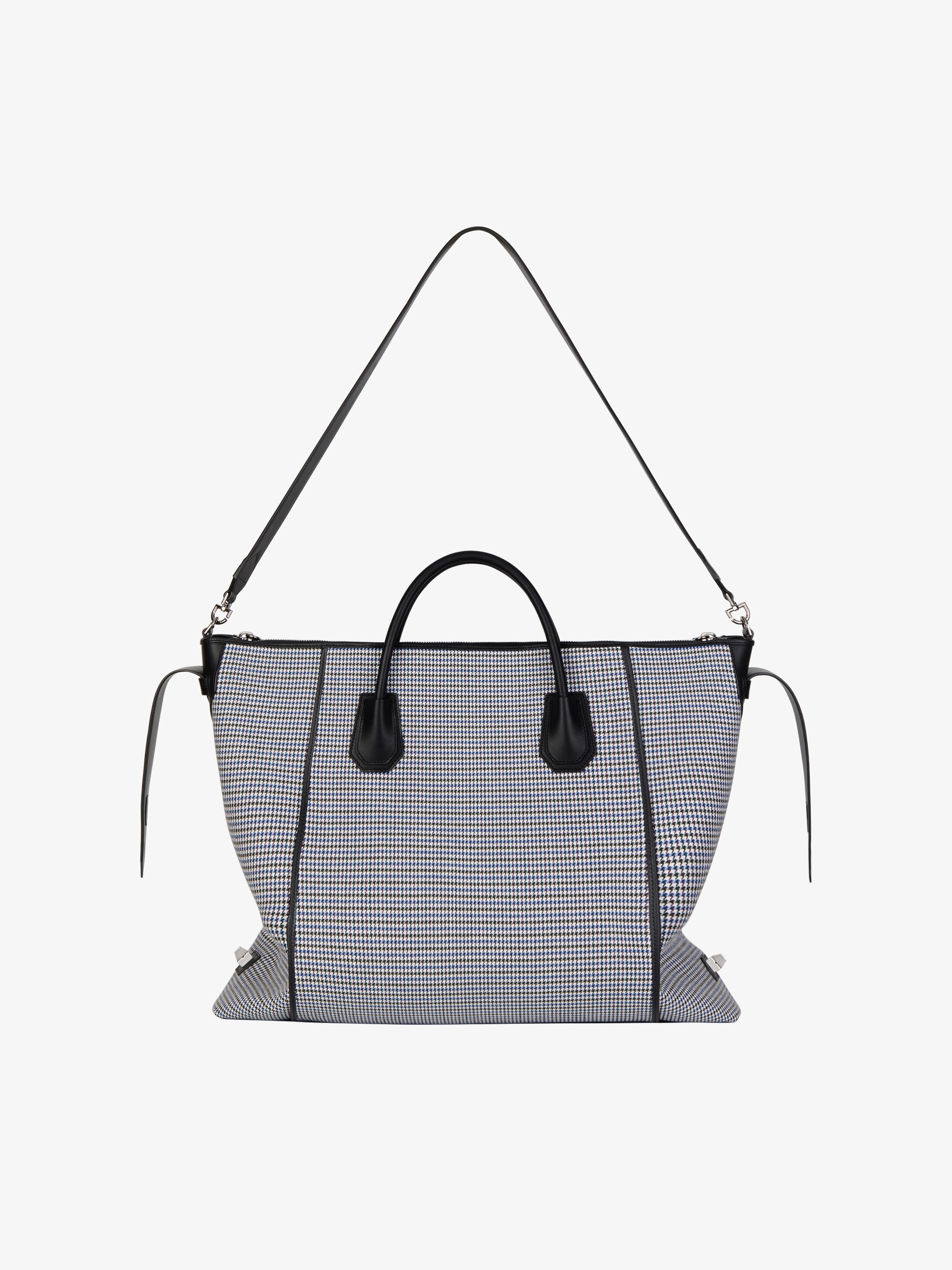 Large Antigona Soft bag in houndstooth wool - 4