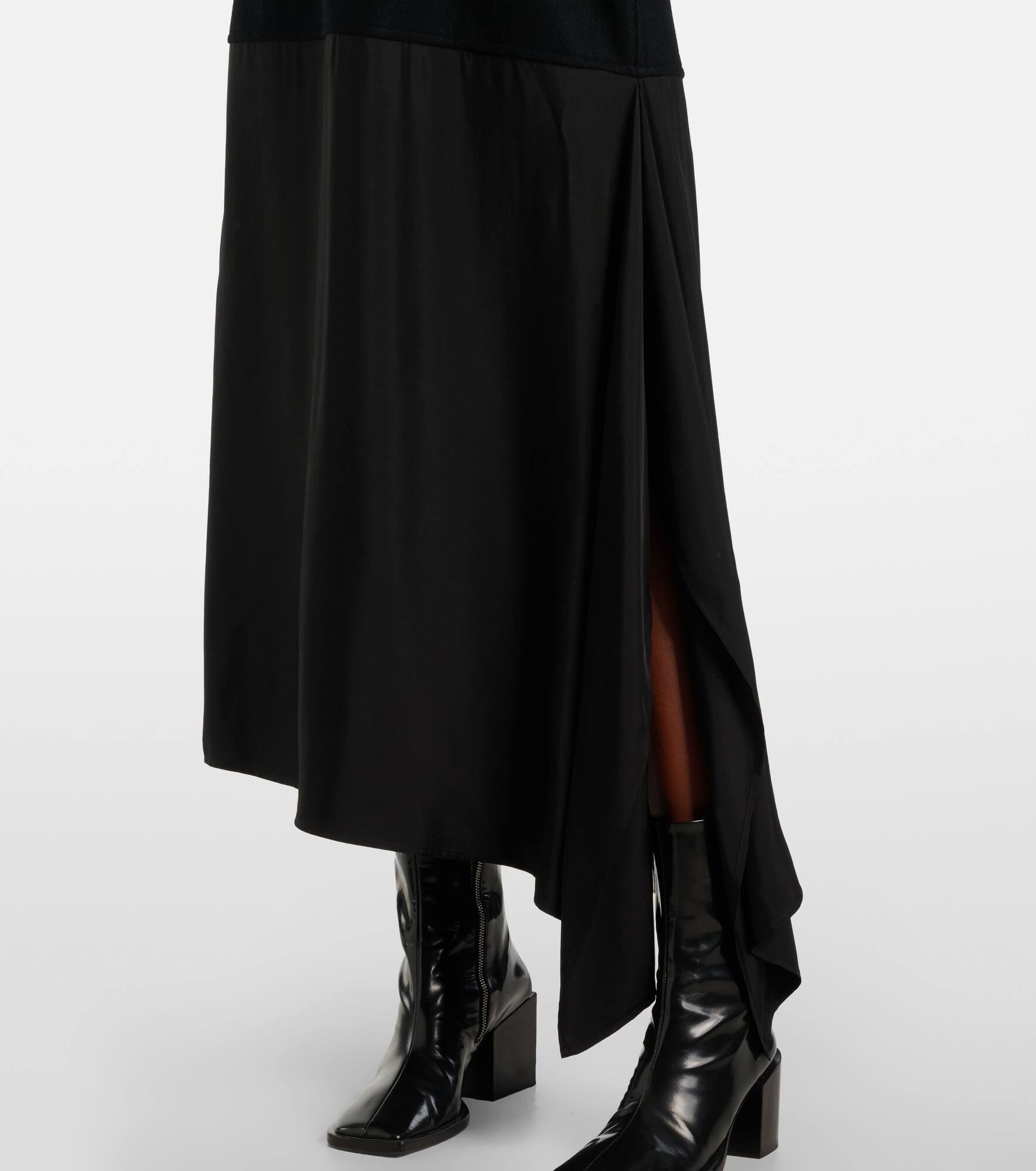 Convertible wool midi dress - 5