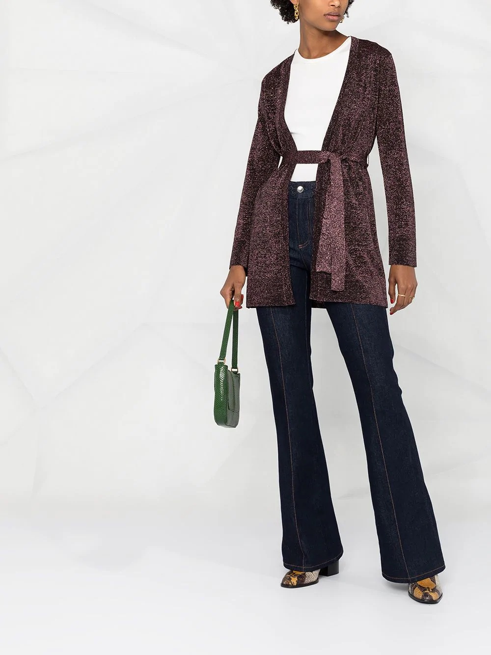 longline wrap cardigan - 2