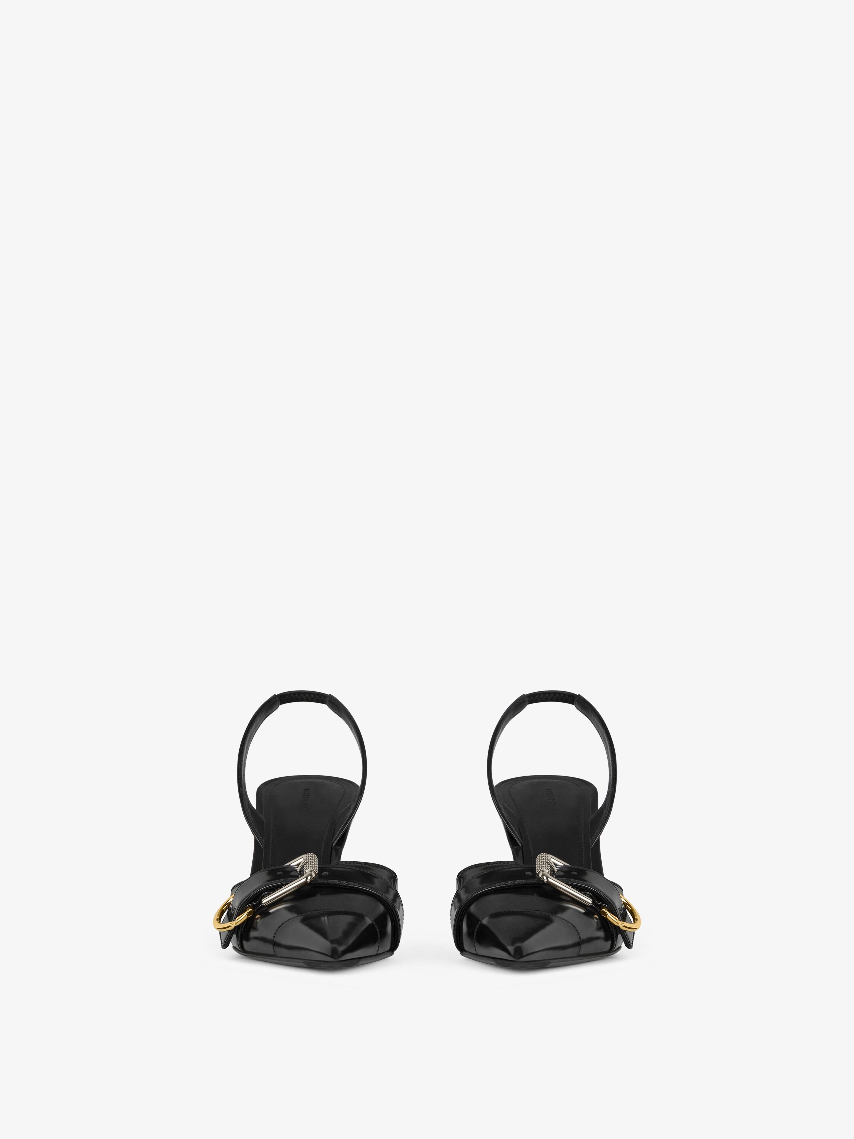 VOYOU SLINGBACKS IN LEATHER - 2