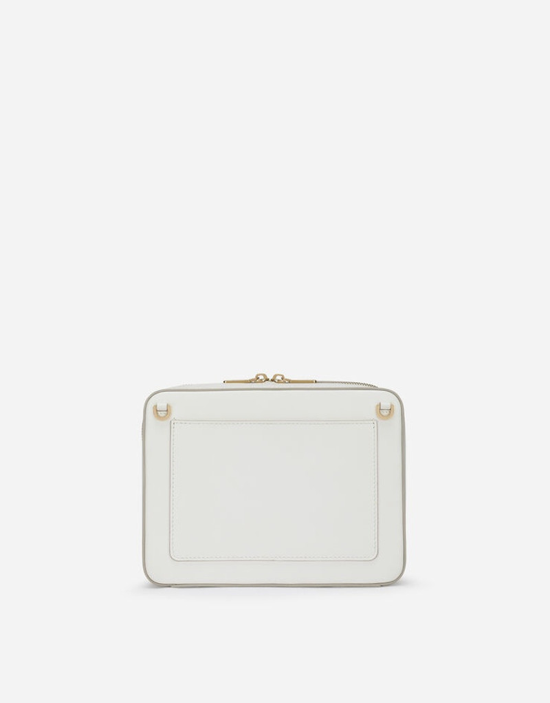 Medium calfskin camera bag with logo 4
