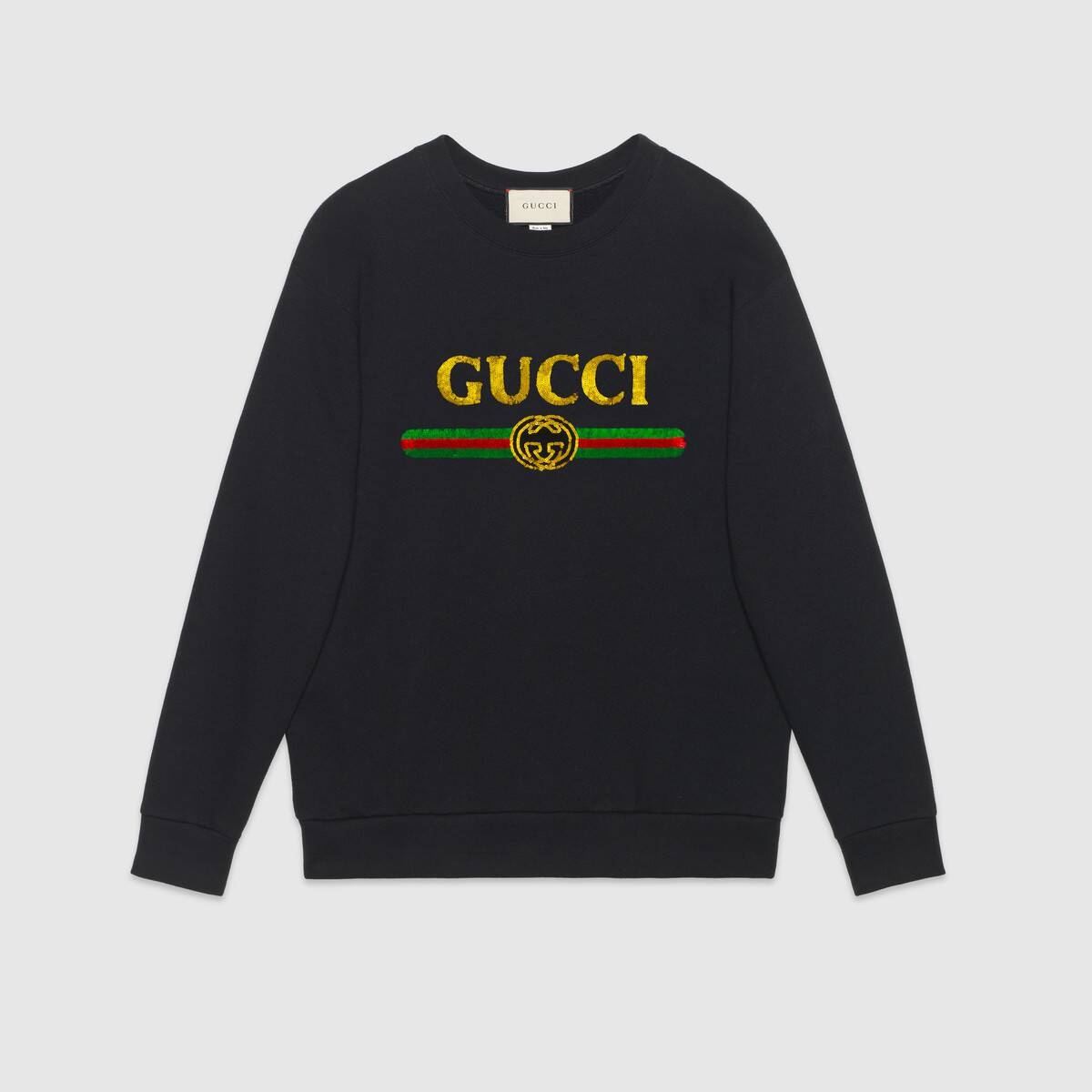 Oversize sweatshirt with Gucci logo - 2