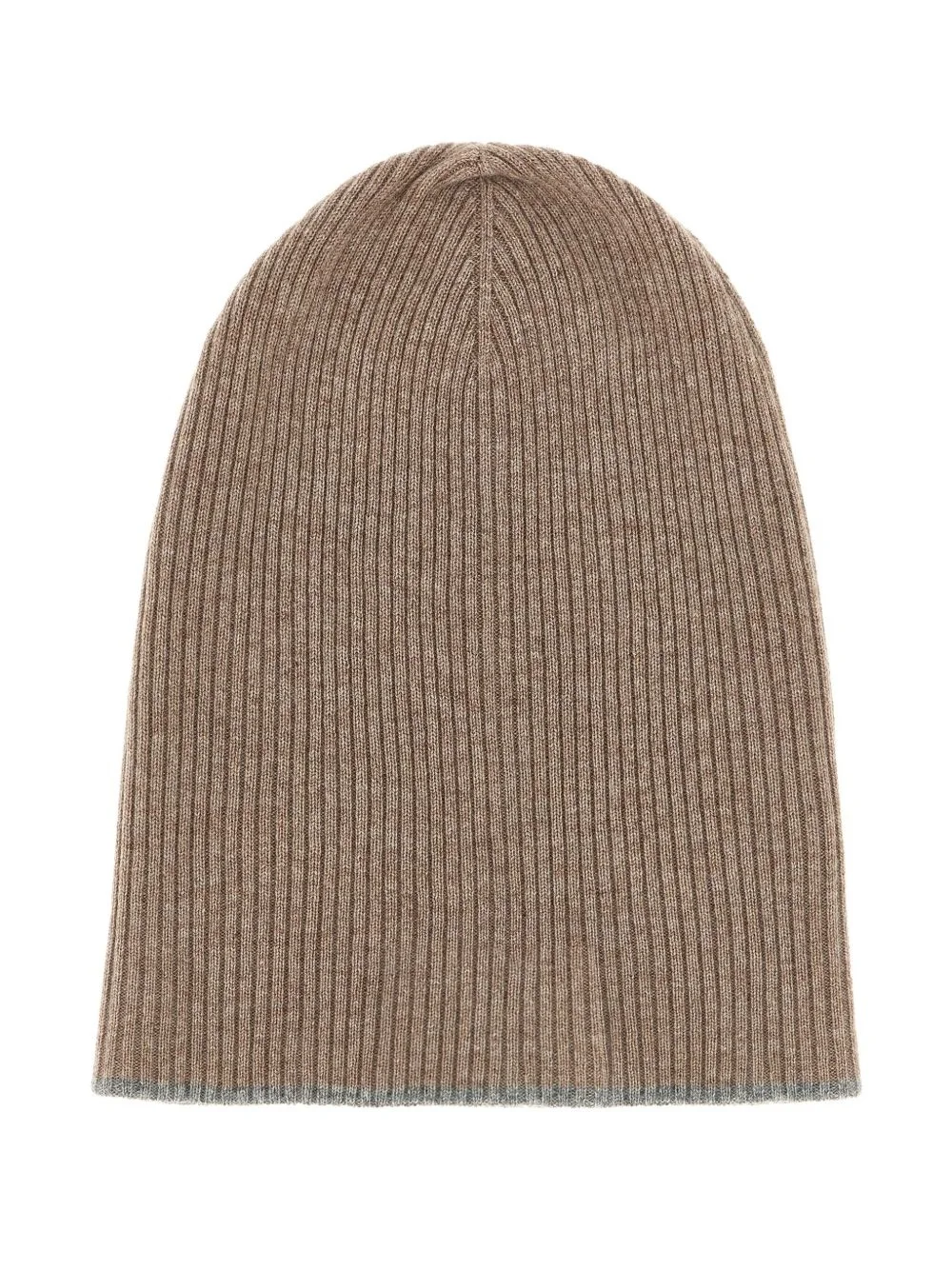 ribbed cashmere beanie - 1