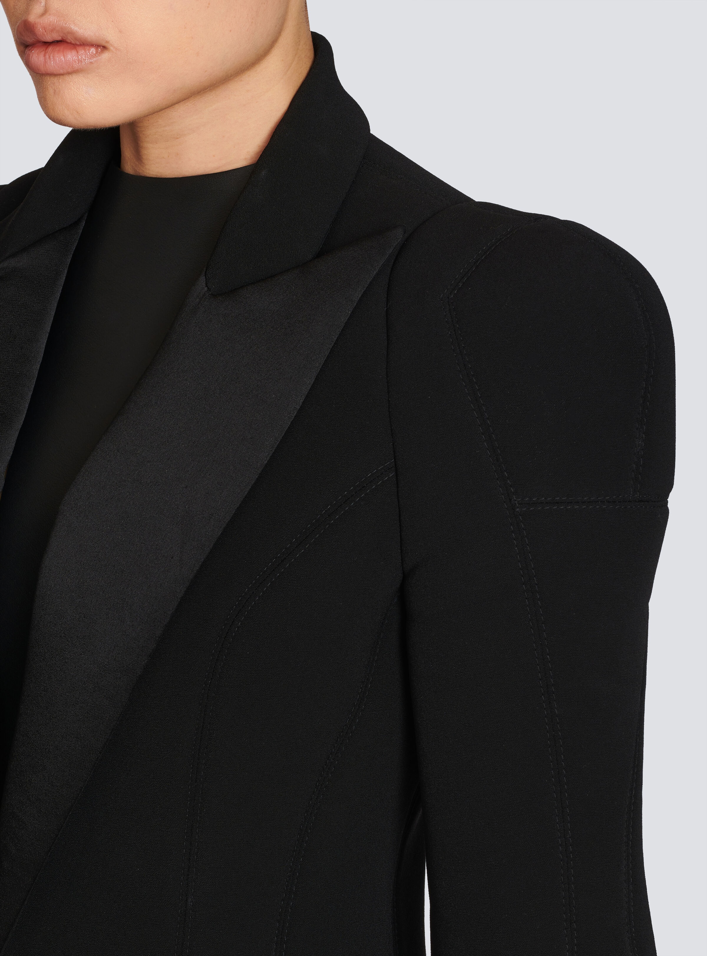 Long wool blazer - 7