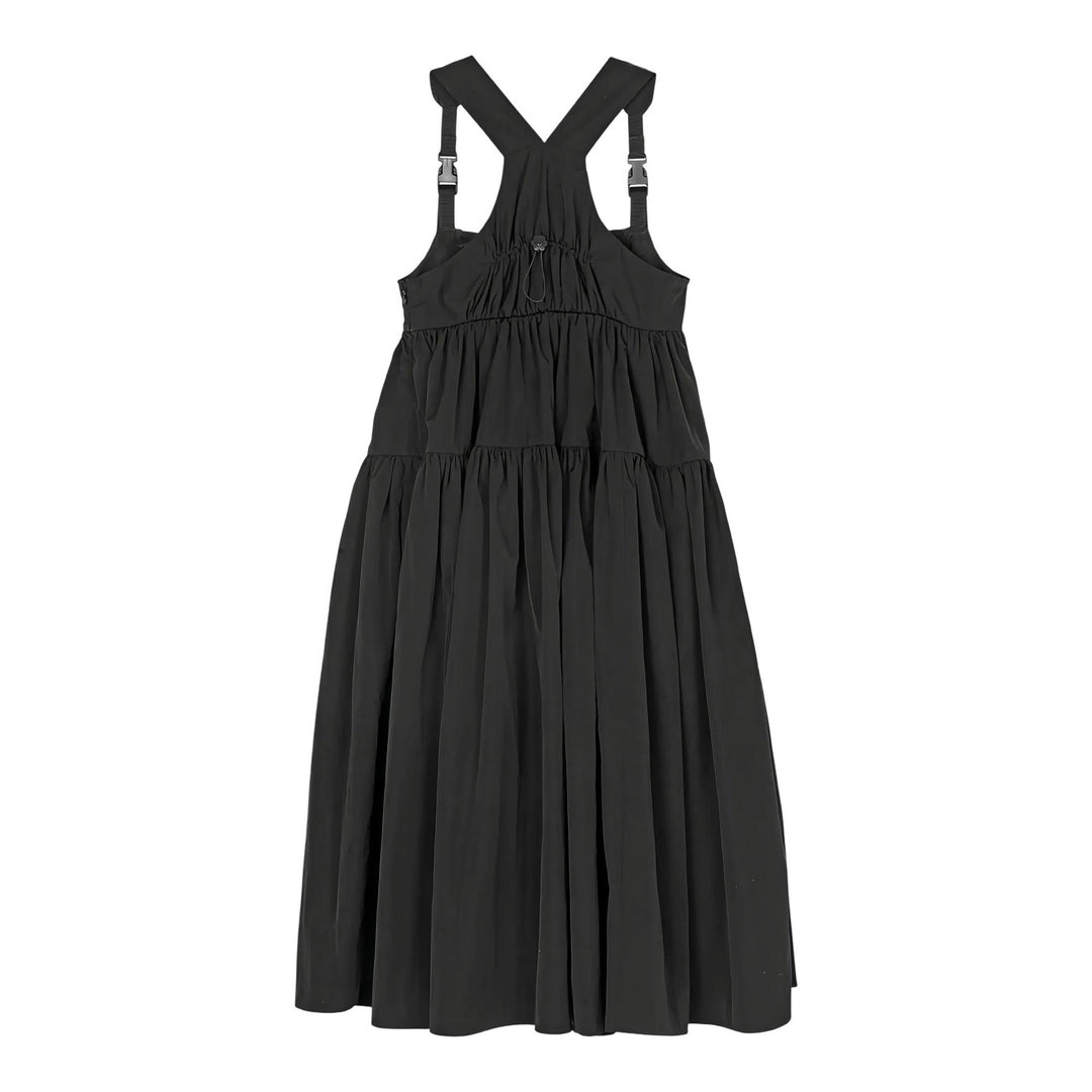 Bib Dress With Tiered Skirt - 2