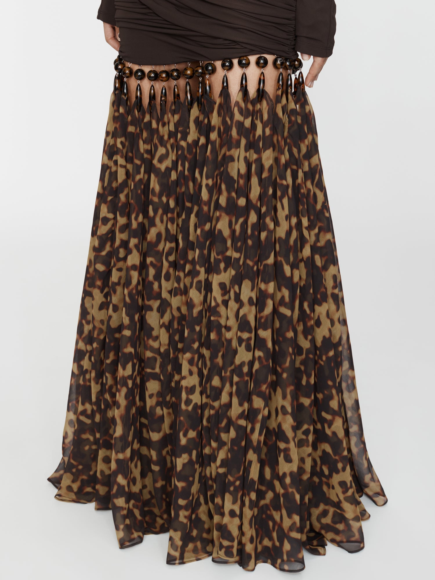 Tortoiseshell Droplet Jersey Gown - 6