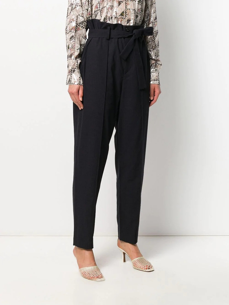 high-waist tapered trousers 3