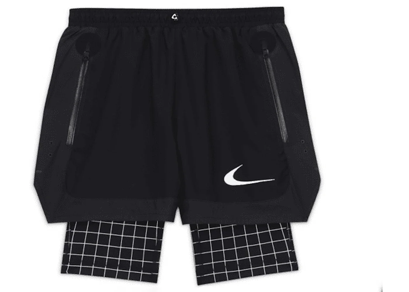 OFF-WHITE x Nike Shorts Black Grid - 1