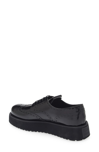 Miu Miu Wingtip Platform Oxford outlook