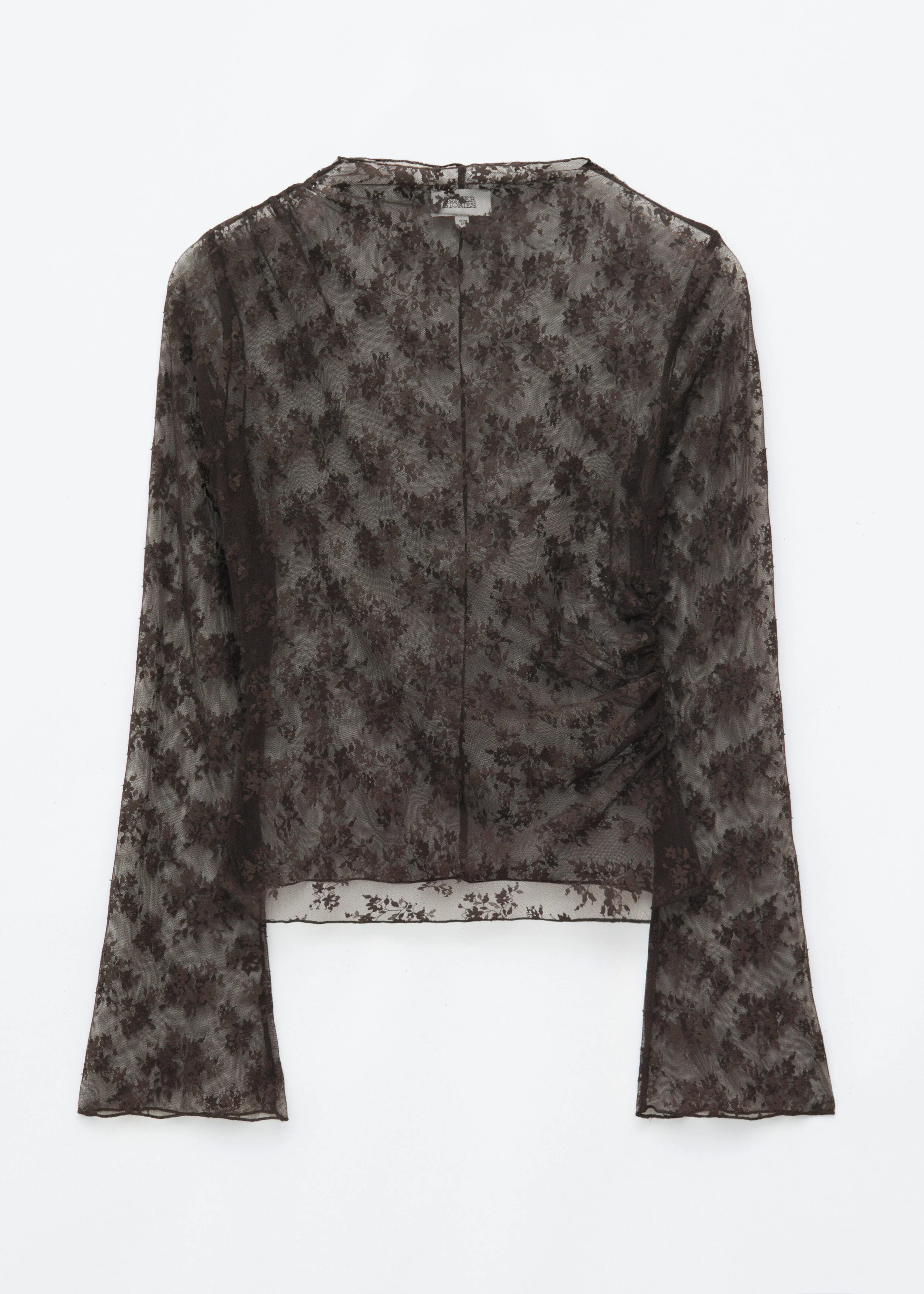 Mock-Neck Lace Top - 1