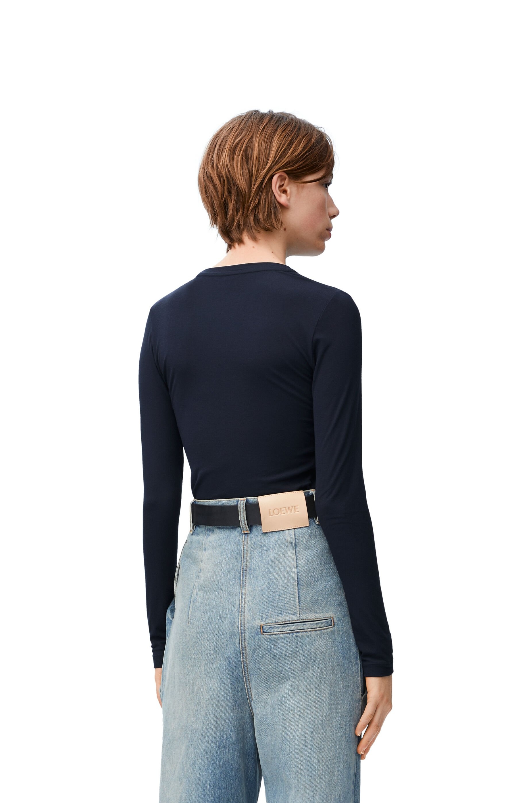 Long sleeve top in modal - 4