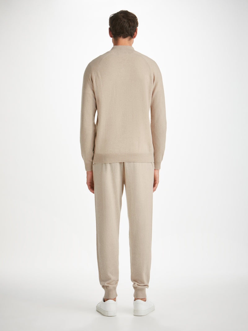 Men's Half-Zip Sweater Finley Cashmere Oat - 4