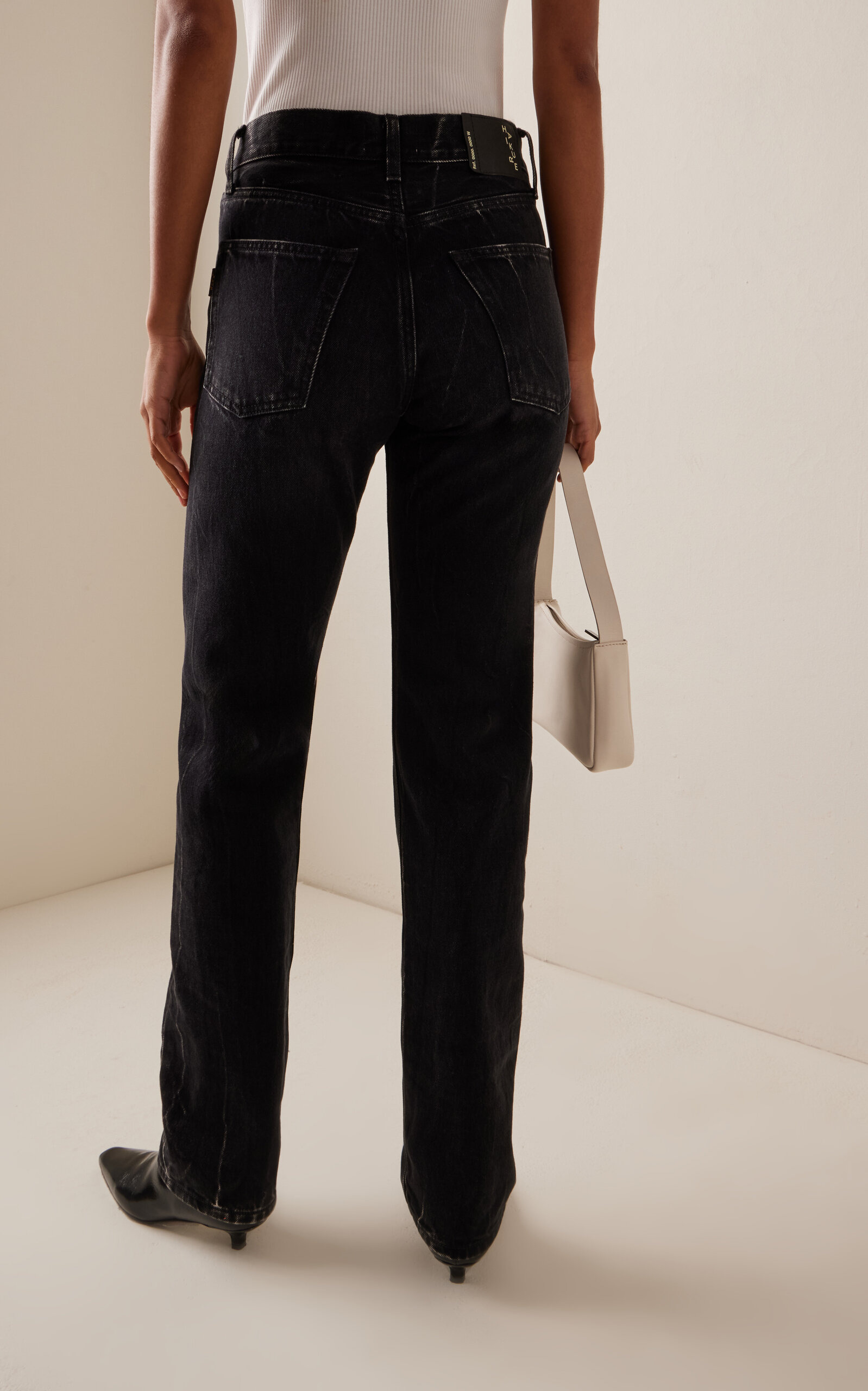 Cleo Rigid Jeans black - 4