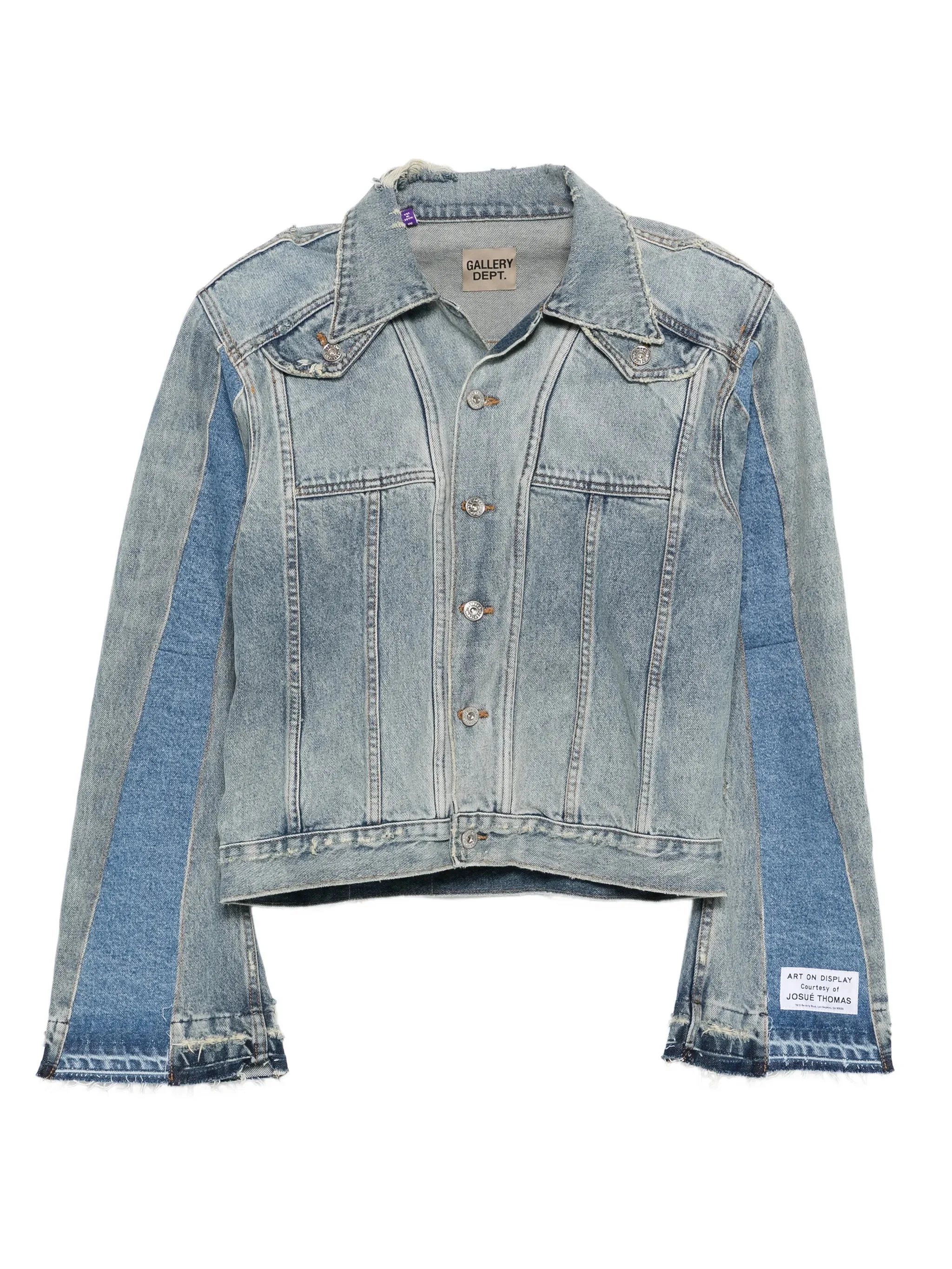 patchwork denim jacket - 1